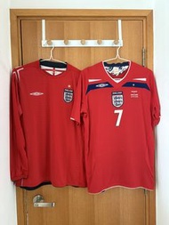 England Umbro 英格蘭世界盃作客波衫足球 球衣 Beckham