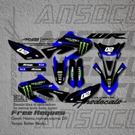 DECAL STICKER YAMAHA WR 155 NEW STICKER YAMAHA WR 155 FREE REQUEST STICKER WR YAMAHA