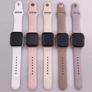 ETXSilicone Strap For Apple Watch Band 44mm 45mm 49mm 41mm 40mm 38mm 42mm 44 45 mm bracelet iwatch Ultra series 7 se 3 4 5 6 8 band