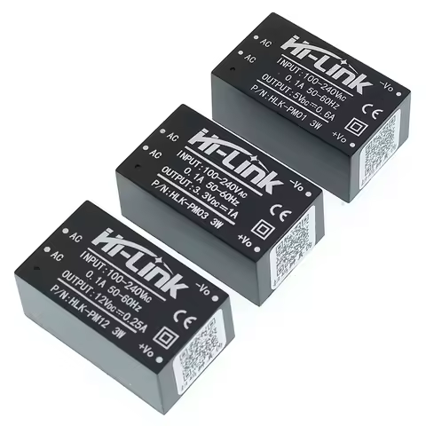 HLK-5M03 HLK-5M05 HLK-5M12 5W AC-DC 220V to 12V/5V/3.3V Buck Step Down Power Supply Module Converter