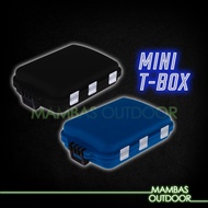 Mambas Mini TBox Fishing Lure Tackle Tool Box 2 Sided Compartments For Split Ring / Solid Ring / Swi