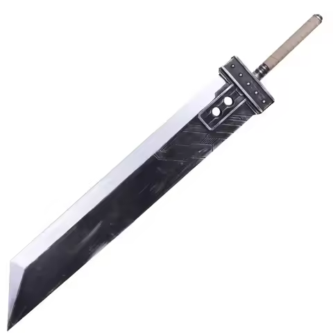 Anime Final Fantasy VII FF7 Zack Fair Cloud Strife Big Sword Cosplay Replica Prop Carnival Fancy Cos