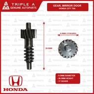 Honda Model City, Jazz, Civic, Stream, Odyssey, Accord Side Mirror Door Gear with Shaft, 28.5mm, 17 