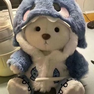 Furry costume doll with headscarf popularYANG
