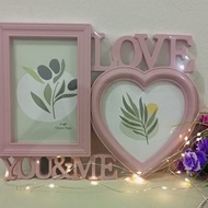 Photo Frame  2 in 1 GAMBAR 4R CORAK MENARIK ,Standing Table Picture Photo Frame, Ready Stock Home De