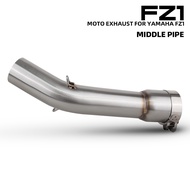 For Yamaha FZ1 FZ1N FZ1000 Street bike Motorcycle Exhausts steel middle link pipe 51mm