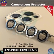 Lens Ring iPhone 11,11 Pro,11 Pro Max,12,12 Pro,12 Pro Max,13,13 Pro,13 Pro Max Camera Lens Ring Screen Protector Glass