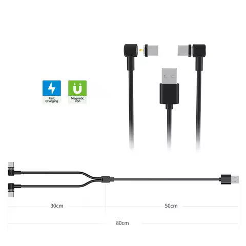 New For PSVR2 Handle Magnetic Charging Cable For PS5 Handle Type-c Charging Cable