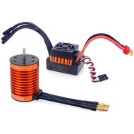 1:10 RC Part Waterproof F540 3300KV 4370KV Brushless Motor W/60A ESC For RC Truck Buggy