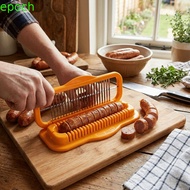 EPOCH Ham Slicer, Stainless Steel Manual Banana Slicer, Creative Time-Saving Efficient Hot Dog Slice