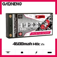 GNB46002S140iHV // Gaoneng GNB LiHV 2S 7.6V 4600mAh 140C LCG Shorty 5mm Bullet Hard Case LiPo Batter