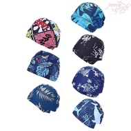 JWENTY Swimwear Hats Unisex Calico Swim Cap Elastic Elastic Waterproof Adults Sports Swim Pool Divin