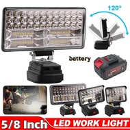 8inch Cordless LED Work Light Spotlight Lithium Battery Outdoor Floodlight Portable Emergency Light 