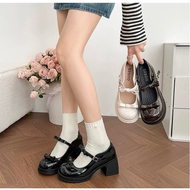 Super cute high bow shoes (QC products)