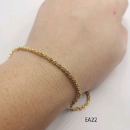 Anklet Gelang Kaki Pintal Emas Bangkok Free COP 916