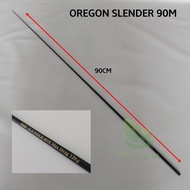Blank Ujung Custom Joran Pancing Carbon Solid Oregon Slender 90cm 120cm M & Mh Bahan Pucukan Buat Pa