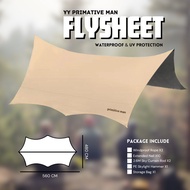 YY Primitive Waterproof Flysheet 5.6 x 4.8m
