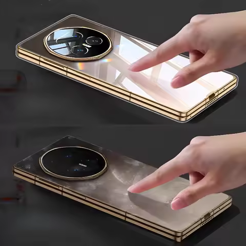 For HONOR Magic V Purse Vs2 Vs3 V2 RSR Porsche Design V3 V5 V6 Transparent Phone Case PC Hard Shell 