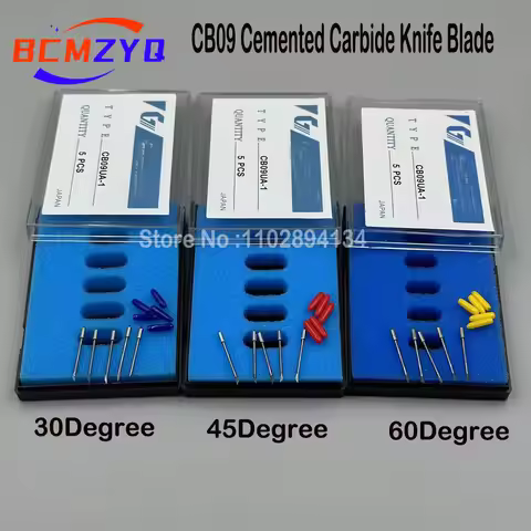 5PCS for Graphtec CE5000 CE6000 FC8600 Knife Blade Cutting CB09 CB15 CB09UA-5 CB15UA-5 Cemented Carb