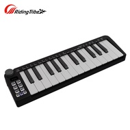 Riding Tribe 25 Key USB MIDI Keyboard Controller Mini Portable Keyboard MIDI Controller With Smart Chord Scale Modes Arpeggiator for Music Production