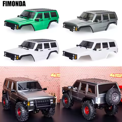 Jeep Cherokee Body for 1/18 TRX4M - 155mm Wheelbase ABS Hard Top for Bronco & Defender RC Crawler