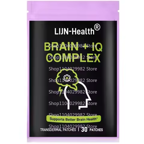 30 Patches Brain Support Transdermal Patches for Brain Boost and Natural Energy Booster