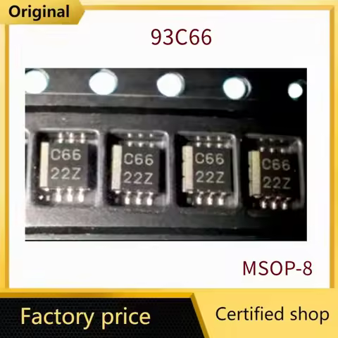 5pcs/Lot C66 R66 93C66 MSOP8 EEPROM Chip For New Type For Hyundai For Kia For Ford For Toyota Dashbo