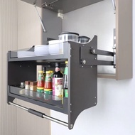 kitchen cabinet 600mm 800mm 900mm wall unit elevator pull down basket