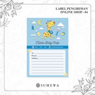 Online Shop Shipping Labels Package Label/s Address Label/s Shipping Sticker/s Receipt Sticker/s Onl