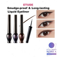 [Etude] Liquid Eyeliner Oh My Line / Smudge Proof Long Lasting Slim Liquid Eyeliner/ Smudge-proof, Longlasting / Ship From Korea