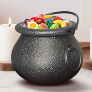 Halloween Candy Cauldron Kettle Candy Holder Witch Cauldron Pot Table Centerpiece Reusable Party Fav