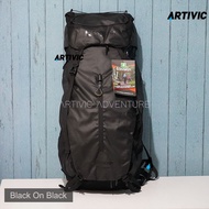 Carrier Consina Centurion 55L BLACK ON BLACK Ransel Gunung Bag
