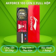 Lining Axforce 100 Gen II Badminton Racket (Upgraded Version) Pre-Stretched 11kg Strings Comes with 