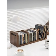 CD Rack Storage Creative Display Rack Desktop Compartment DVD Video Rack CD Locker Box Record Rack