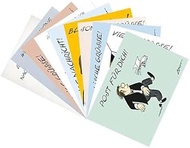 Set of 10 Post Start A6 | 10 Mix Loriot | Greetings from and with Loriot | Greetings, Sunny Greeting