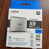 [全新] Crucial X9 Pro for Mac 4TB 外置SSD
