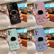 Casing For Samsung Galaxy A15 Case Samsung A05 Case Samsung A05S Case Samsung A11 Case Samsung A12 Case Samsung A13 Case Samsung A14 Case Samsung A32 A04S Case Samsung M11 M12 Case Luxury Cute Silicone 3D Astronaut Stand Phone Cover Cassing Cases Case