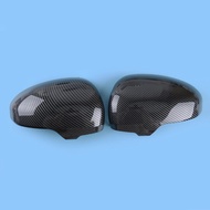 1 Pair Side Rear View Mirror Covers Trims Fit for Scion iQ Hatchback 2012 2013 2014 2015 Carbon Fibe