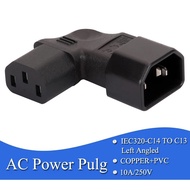 IEC C14 TO C13 Left Right Adapter IEC320 Onnector Converter Male Female Socket Chassis Plug