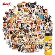 Realistic Pet Stickers 1 piece Cute Paw Team Dog Head Expression Pack DIY Stickers Sun Protection Non-Fading Randomly Issued