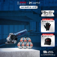 Máy mài góc nhỏ GWS 900-100S - Tặng kèm 5 Đá cắt Bosch 100x1.2x16mm (sắt) chất lượng chuẩn Đức