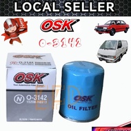OSK 0-3142 OIL FILTER Nissan C22, NISSAN SUNNY 130Y O/F 15208-H8911 EF PERFORMANCE