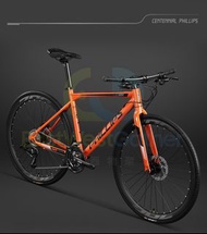 輕便超輕成人骑行單車【直把-27速】 競速自行車 腳踏車 賽車 骑行折疊單車 變速自行車 腳踏車# bicycle # sports bike#race bike#T-21010 E