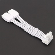 2X8PIN 3X8PIN 4X8PIN to 16Pin（12+4）Adapter Cable 16AWG PCIE5.0 12VHPWR  90 Degree Elbow Graphics Car
