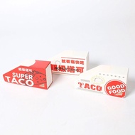 Disposable Taco containers, Taco sushi containers, sandwich packaging boxes, Super Taco delivery box