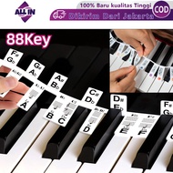 88 Key Silicone Sticker Piano Keyboard Removable/ Reusable
