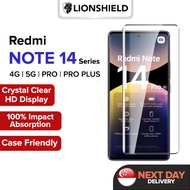 (SG) LionShield Redmi Note 14 Pro Plus / 14 Pro / 4G / 5G HD Clear Screen Protector Tempered Glass