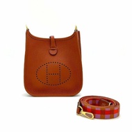 HERMES Mini evelyne - 南瓜金