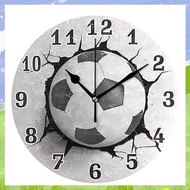 (UYNM) 1 PCS Round Wall Clock Mute Quartz Table Clock Bedroom Living Room Home Decoration Wall Watch