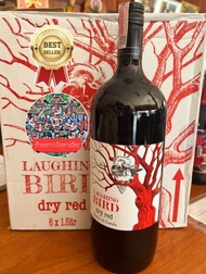 น้ำแดงองุ่น นกหัวเราะ LAUGHING BIRD DRY RED [แพ็ค×1ขวด] ขนาด maximum 1.5 L/ขวด เป็นรสชาตินี้มีความหอ